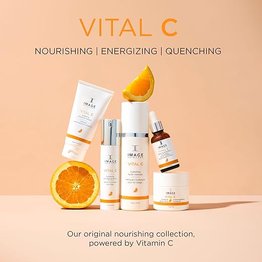IMAGE Skincare VITAL C Hydrating Facial Cleanser Gentle Face Wash with Vitamin C E and A