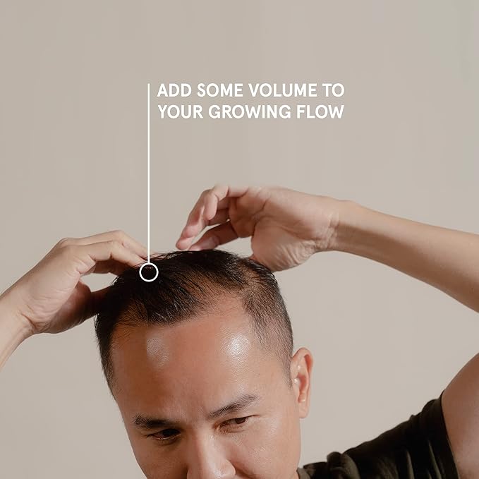 Keeps Matte Thickening Pomade for Men - Natural Ingredients for Fuller Hair: Biotin Caffeine Green Tea &amp Saw Palmetto - All-Day Medium Hold for All Styles