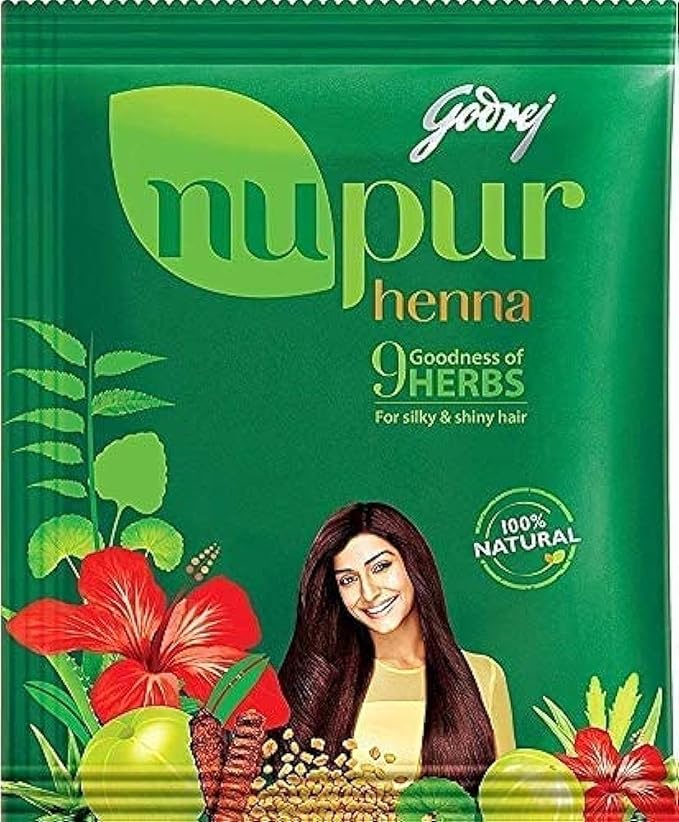Nupur Henna - Goodness of 9 Herbs - 1000 Grams