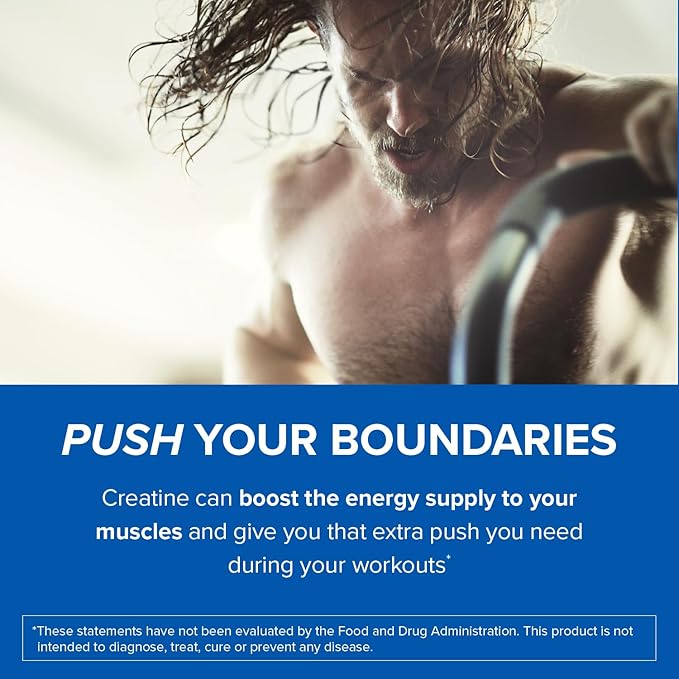 Designs for Sport Micronized Creatine Monohydrate Unflavored Powder - NSF Certified for Sport 90 Servings Supports Muscle Recovery Brain Health Pre and Post Workout Strength