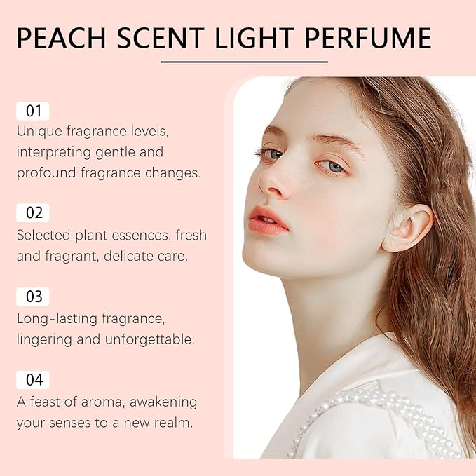 Peach Fragrance Spray - Fresh Fruity Long-Lasting Delicate And Refreshing Fruity Scent Charming Perfume Spray(3PCS)