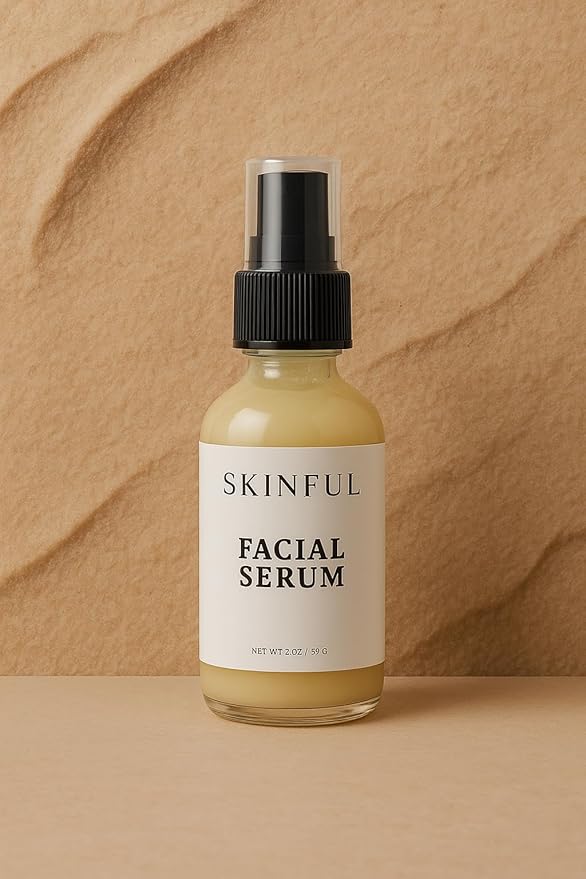 Skinful Facial Serum for Soft Youthful Skin Nourishing Firming Face Serum for Glowing Skin - 2oz