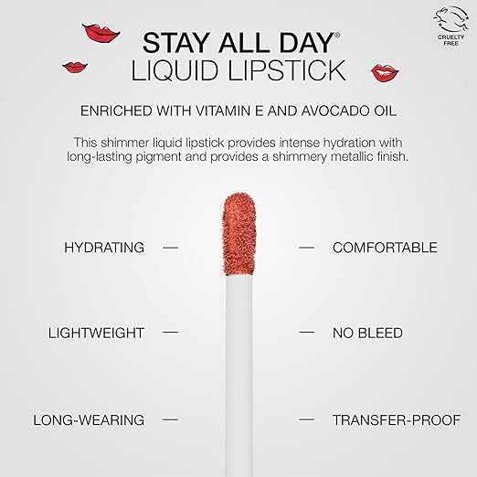 stila Stay All Day Sheer &amp Shimmer Liquid Lip