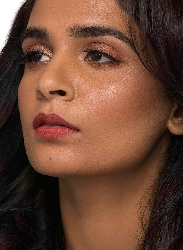 SUGAR Cosmetics Matte As Hell Crayon Lipstick29 Molly Brown (Peachy brown) with SharpenerHighly pigmented Creamy Texture Long lasting Matte Finish