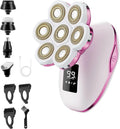 Electric Razors for Women 7D Electric Shaver for Women 5 in 1 Lady Shavers Wet/Dry Bikini Trimmer Painless Face Razor for Arms Legs Armpit Pubic Area