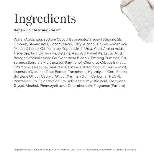 Murad Renewing Cleansing Cream - Age-Defying Gentle Face Wash with Lactic Acid &amp Vitamin E for Luxurious Smooth Skin - Apricot Starflower and Peptides to Clean &amp Nourish Dry Skin &amp Wrinkl
