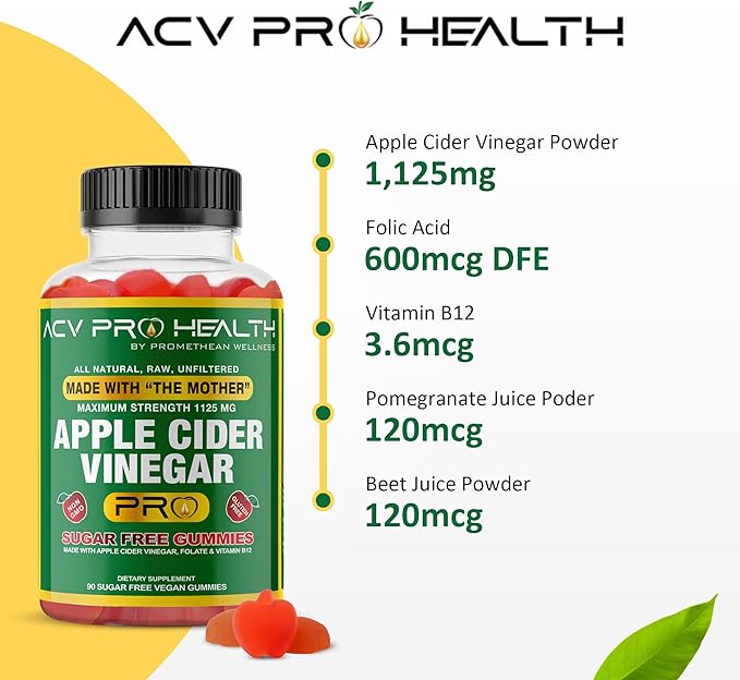 ACV with Sugar Makes No Sense! Apple Cider Vinegar Gummies Sugar Free Low Carb Advanced Keto Acv Gummies Keto Gummy Detox Cleanse Golo