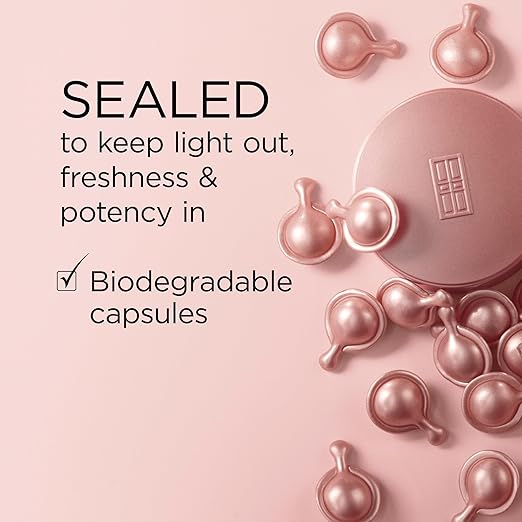 Elizabeth Arden Retinol + HPR Ceramide Rapid Skin Renewing Anti-Aging Face Serum Capsules Fine Lines &amp Wrinkles Treatment Skincare Gift for Women