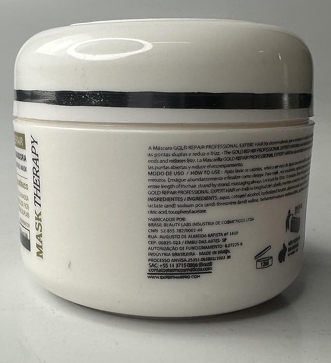 Expert Hair Sensation Straightening &amp Smoothing Kit :Texturizing Cream + Gold Repair Mask for Ultimate Hair Transformation- At Home Keratin Treatment for Straight Silky Moisturized Hair