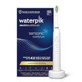 Waterpik Sensonic Sonic Electric Toothbrush Rechargeable Toothbrush for Adults with 3 Modes Travel Case USB Charger White STW-03W020 Packaging May Vary