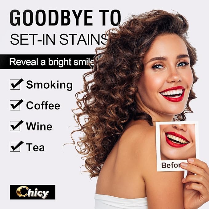 Teeth Whitening Strips 14 Treatments - Whitening Strips Fast Remove Smoking Coffee Wine Stains Teeth Whitening Kit Pack of 28 Non-Slip Strips