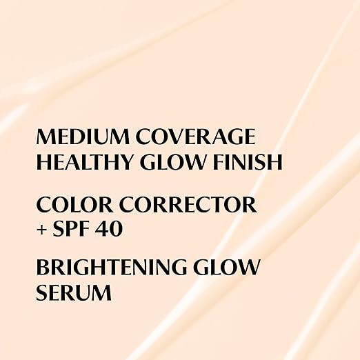 IT Cosmetics CC+ Nude Glow - Medium Coverage Foundation with SPF 40 &amp Brightening Glow Serum Lightweight Skin Tint 2% Niacinamide + Hyaluronic Acid Up to 24H Hydration Normal/Dry Skin - 1.08 f
