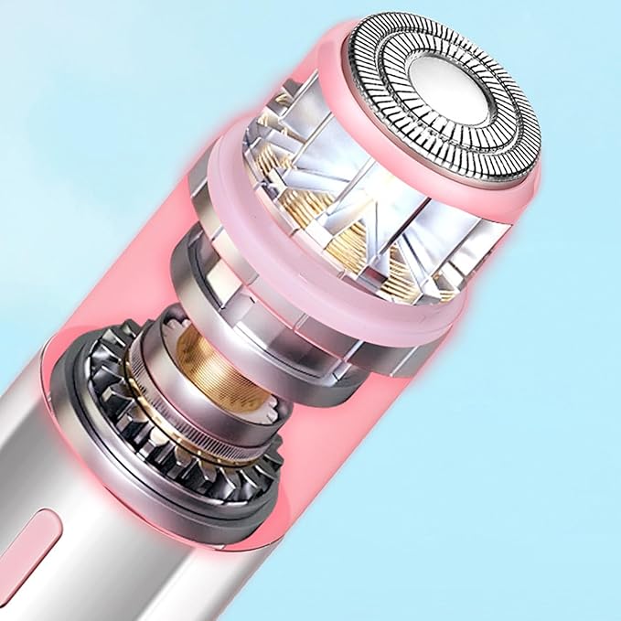 Bikini Trimmer for Women - 400mA Blade Shaving Device 15.5x3cm Wet Dry Grooming Tool | Rechargeable Portable Electric Hair Remover Smooth Skin Precision Trimming System for Face Legs Home Travel