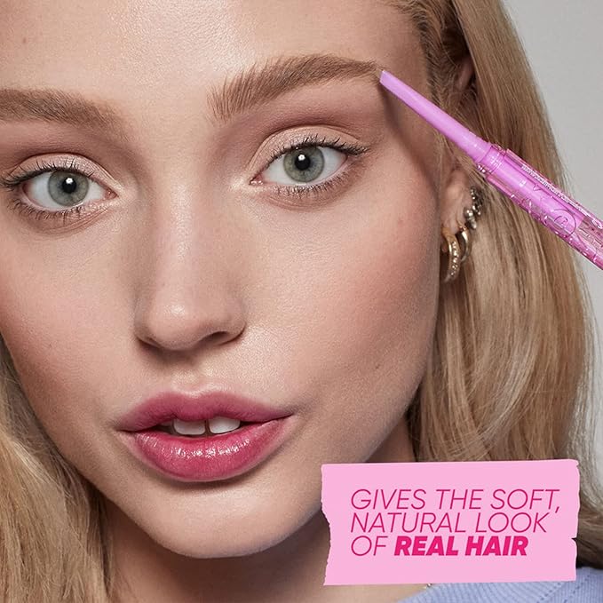 Kosas Brow Pop - Longwear Eyebrow Makeup Dual-Sided Defining Pencil with Castor Oil for Soft Natural Look of Real Hair - Honey Blonde