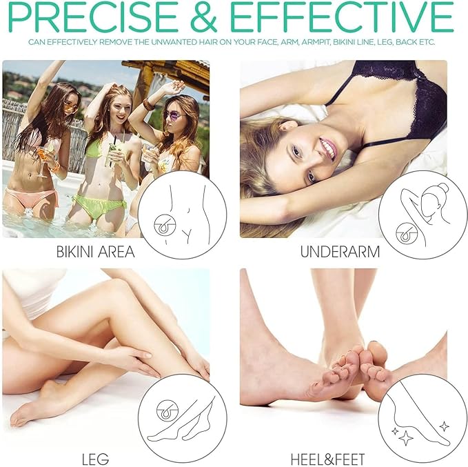 Epilator Razor Trimmer - Electric Razor Shaving Tool Hair Trimming System Epilation Portable Facial Shave Hair Shaver Wet Dry Electric Shaver Epilator Hair Removal for Women