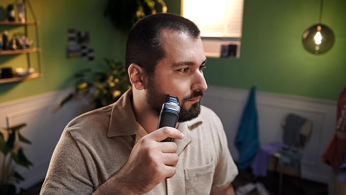 Philips Norelco Multigroom 5000 Series All-in-One Trimmer and Hair Clipper 18-Piece Men's Grooming Kit for Beard Face Hair Body and Intimate Areas No Blade Oil Needed Model MG5910/49