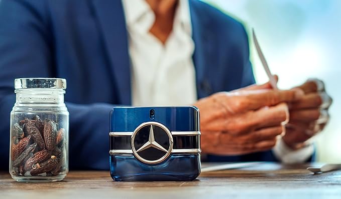 Mercedes Benz Sign Giftset - Mens Cologne Set - Deodorant and Perfume for Men - Cologne for Men - Mens Deodorant - Violet Patchouli Fragrances - 2 Pc