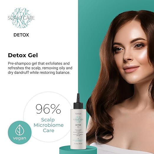 Lakm? Teknia Scalp Care Detox Balance Detoxifying Scrub Gel Scalp Scrub for Dandruff 5.1 Fl Oz