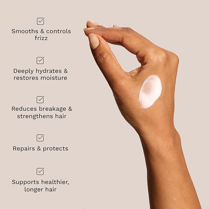 HAIR BURST Hydrating Hair Mask with Avocado Oil Coconut &amp Black Oat Extract - Deep Conditioner for Hair Growth Dry or Damaged Hair - Thickening Nourishing Hair Repair Treatment - 7.4 fl oz