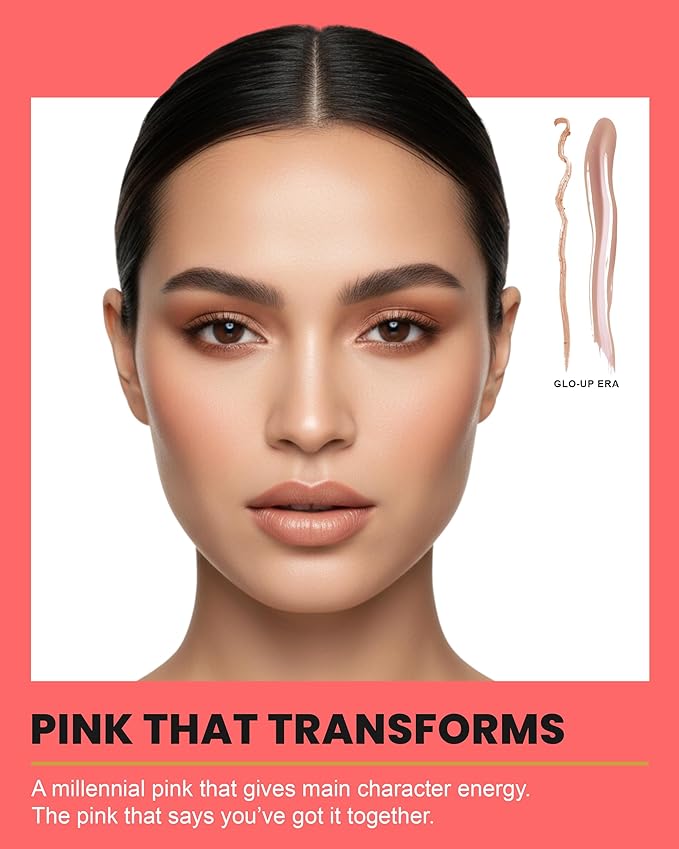 Lip Kit Duo ? Glo-up Era - TikTok-Viral Precision Liner &amp Glossy Liquid Lipstick Clean 2-Step Set with Hydrating Long-Wear Color ? Bold Inclusive Beauty for Everyday Konfidence