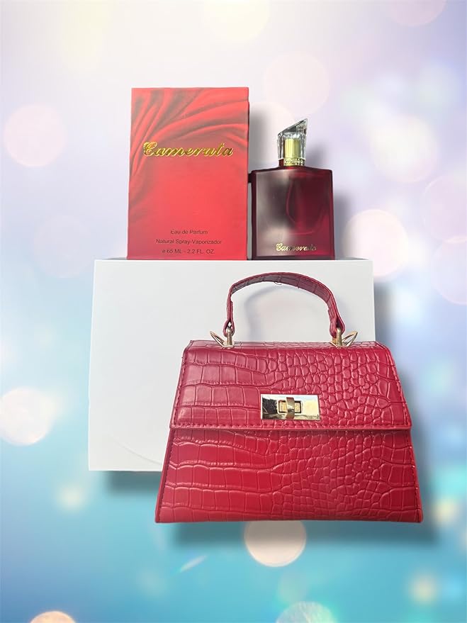 CAMERATA D'LUJO ESTUCHE DE REGALO (PERFUME+CARTERA) (Cartera Roja/Red Purse)