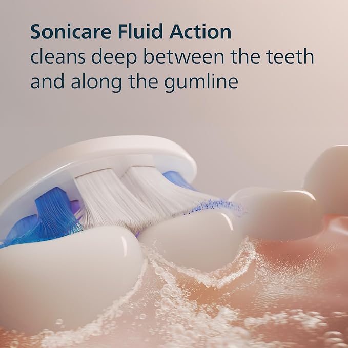 Philips Sonicare S2 Sensitive - Genuine Replacement Electric Toothbrush Heads White 4 Pack One Year Supply HX6054/77