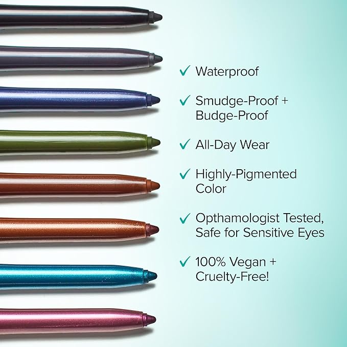 Thrive Causemetics Infinity Waterproof Eyeliner Pencil Built In Sharpener &amp Smudge Tip Long Lasting Smudge Proof Hyaluronic Acid &amp Shea Butter Vegan &amp Cruelty Free Alondra (Aubergine