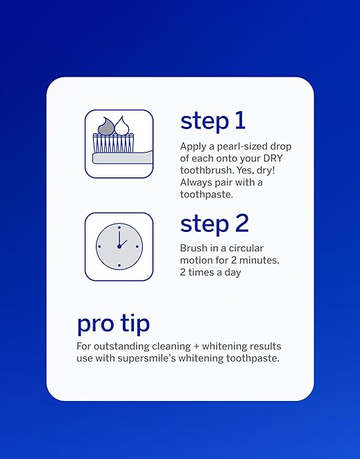 Supersmile Professional Whitening Accelerator - Powerful Whitening without Sensitivity - Safe and Effective on Dental Restorations (3.6 Oz)