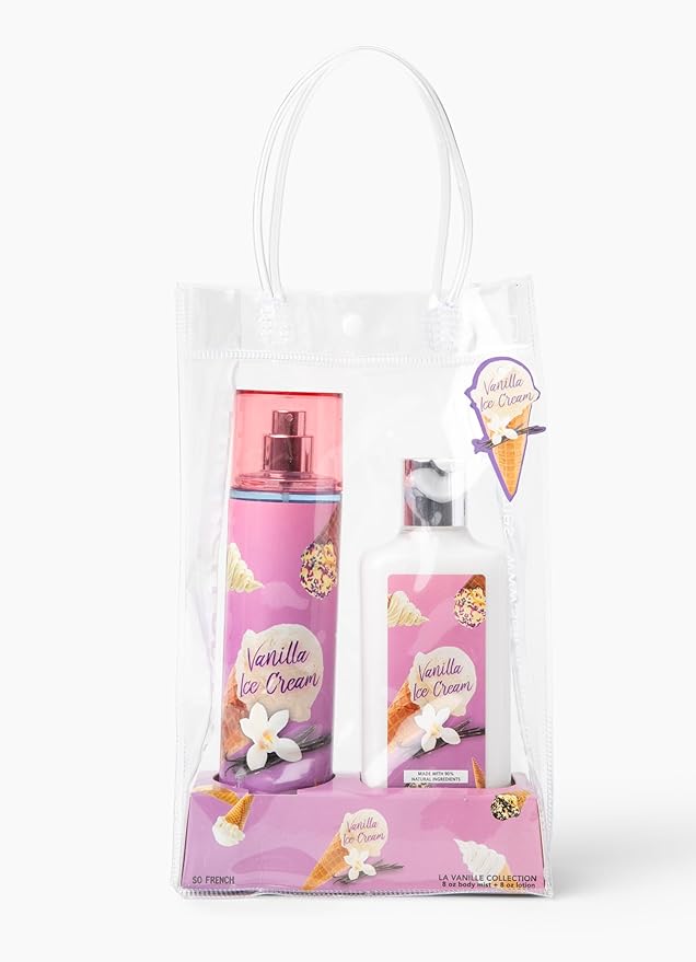 Vanilla Ice Cream Set | Body Mist and Body Lotion