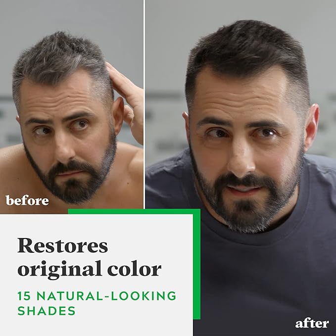 Just For Men Shampoo In Color Hair Color for Men with Keratin and Health & Beauty > Health Care > Vitamins & Supplements > Vitamins > Vitamin E for Stronger Hair Restores Natural Hair Color Medium-Dark Brown H-40 Pack of 3