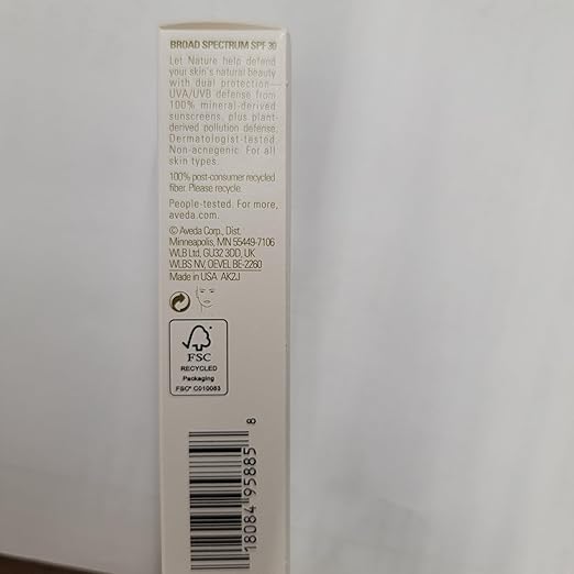 Aveda Daily Light Guard Defense Fluid Broad Spectrum SPF 30 | Mineral Face Sunscreen | UVA/UVB Protection 1 Fl Oz
