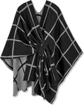 Moss Rose Women's Shawl Wrap Poncho Ruana Cape Open Front Cardigan Shawls for Fall Winter