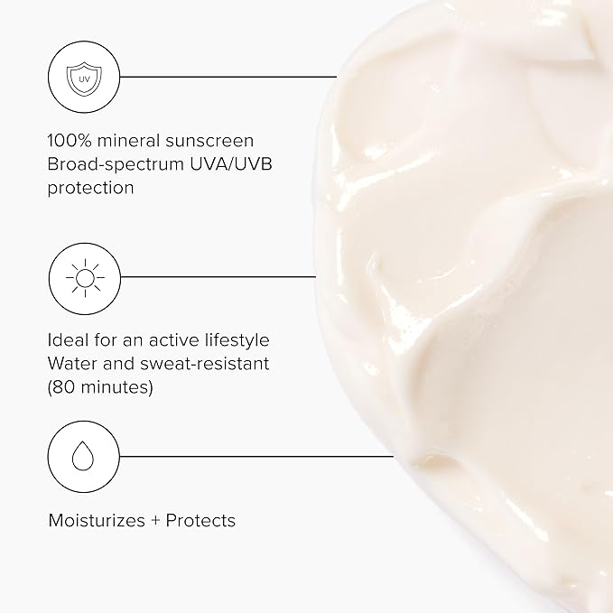 DRMTLGY Day Dream Sunscreen &amp Face Moisturizer SPF 40 ? Water &amp Sweat-Resistant Sunscreen for Sensitive Skin ? UVA/UVB Protection Skin Care &amp Makeup Friendly