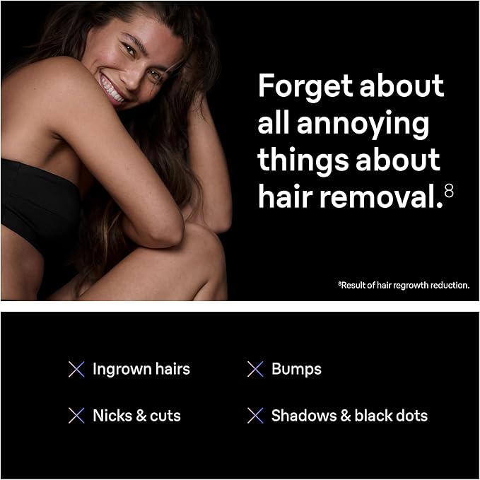 Braun Smart IPL Vogue?™s Best Hair Removal Device Skin i·Expert Pro 7: at Home Laser Hair Removal Permanent Visible Hair Reduction Gift Free App Vanity Case Venus Razor 4 Smart Heads IPL7387