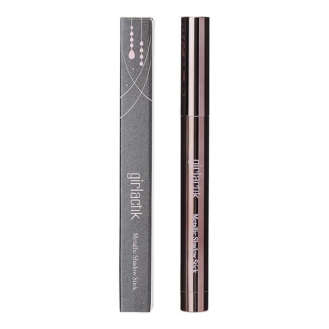 Girlactik Creamy Eyeshadow Stick- Long Lasting and Water-Resistant Shimmering and Matte Colors Eye Shadow Stick Makeup Built-in sharpener - 2 g / .07 oz (Satini)