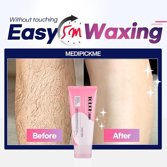 Touch-Up Painless Hair Removal Gel for Bikini Area - All Skin Types Treatment for Women &amp Men 150ml