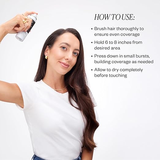 IGK NEVER MISS Root &amp Scalp Touch-Up Spray - Dark Blonde | Temporary Gray Coverage for Roots &amp Thinning Hair | Waterproof Sweat-Resistant Non-Flaking | With Biotin Rosemary &amp Squalane |