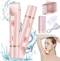 Beauty Bloom Electric Razor Beauty Bloom 2.0 Beauty Bloom Trimmer Beauty Bloom Razor for Women Comfort 2 in 1 Electric Lady Shaver for Wet &amp Dry Use (Pink)