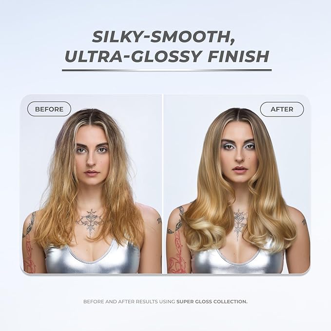 XMONDO Hair Super Gloss Intensive Glossing Treatment | Infused with Bond Booster Technology to Boost Shine &amp Hyaluronic Acid for Nourishment Revitalization &amp Repair Vegan Formula 8 Fl Oz 1-