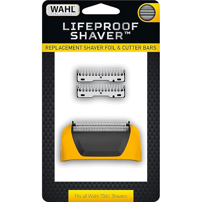 Wahl Yellow Lifeproof Shaver Replacement Foils Cutters and Head for 7061 Series - Model 7045-100