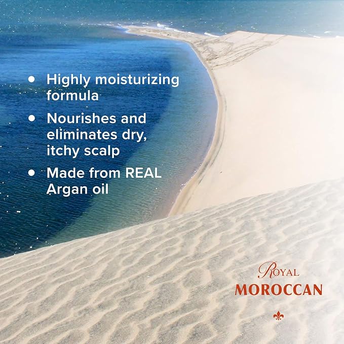 Royal Moroccan Hair Mask 250 ml (8.45 fl oz) - Nourishing Hair Mask Treatment for Damaged Hair Argan Oil for Hair