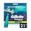 Sensor2 Plus Pivot Men's Disposable Razor 21 Razors