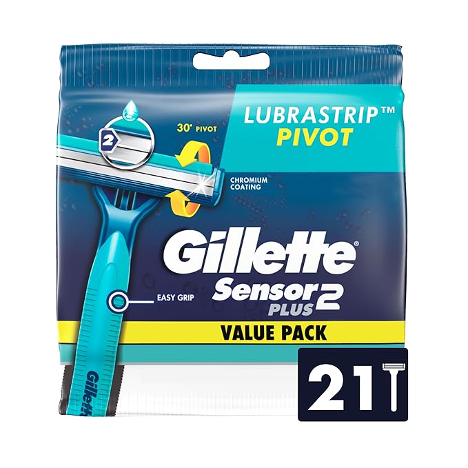Sensor2 Plus Pivot Men's Disposable Razor 21 Razors