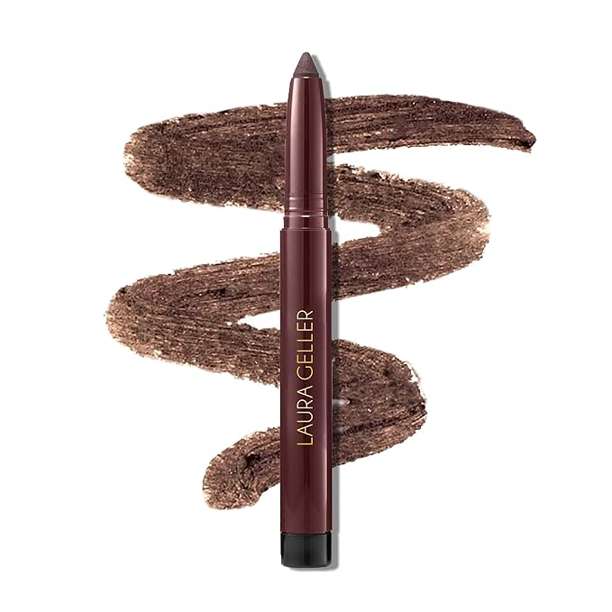LAURA GELLER NEW YORK Kajal Longwear Kohl Eyeliner Pencil with Caffeine Smooth &amp Blendable Makeup Smokey Quartz