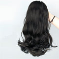 GSOUL Hair Bun Pieces for Women 18 Inch Synthetic Long Curly Wavy with Drawstring Bun Wig Ponytail Hair Extensions Women Accessories