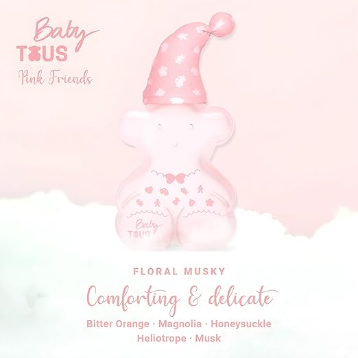 TOUS Baby Cologne for Boys and Girls. Fresh Powdery Perfume Gentle Scent for Babies &amp Toddlers. Ideal Baby Gift 3.4 Fl Oz