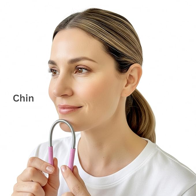 Set of 2 Bellabe Facial Hair Removers ? Assorted Colors | Made in USA | Quick &amp Easy Hair Removal for Upper Lip Chin Cheeks Neck Area &amp Sideburns