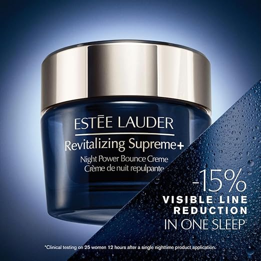 Est?e Lauder Revitalizing Supreme+ Night Power Bounce Cream | Face Moisturizer with Peptides | Firms Lifts &amp Plumps Skin
