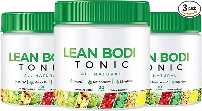 (Pack 3) Lean Body Tonic Powder Lean Body Tonic LeanBody LeanBodyTonic LeanBody LeanBodyTonic Powder Advanced Formula (135 Scoops)