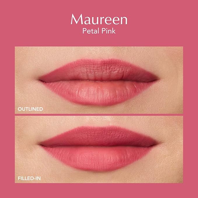 Thrive Causemetics Lip Filler Long-Wearing + Plumping Lip Liner Shea Butter Hydrating Lip Plumper Retractable Lip Liner Pencil Built In Sharpener Vegan &amp Cruelty Free Maureen (Petal Pink)